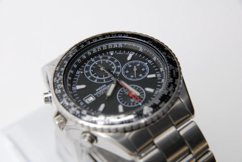 【 N MINT 】 Seiko Flightmaster 7T92-0CF0 Chronograph Quartz Watch from JAPAN